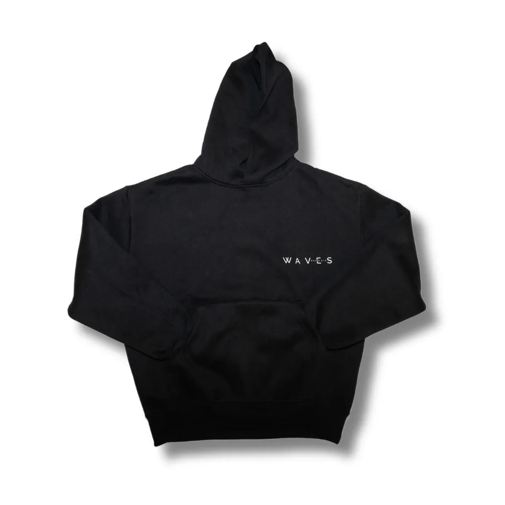 Waves Collection 001 Hoodie (Triple Black)