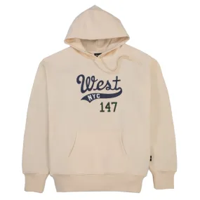 West NYC Logo Hoodie Sail/Navy/Forest Green