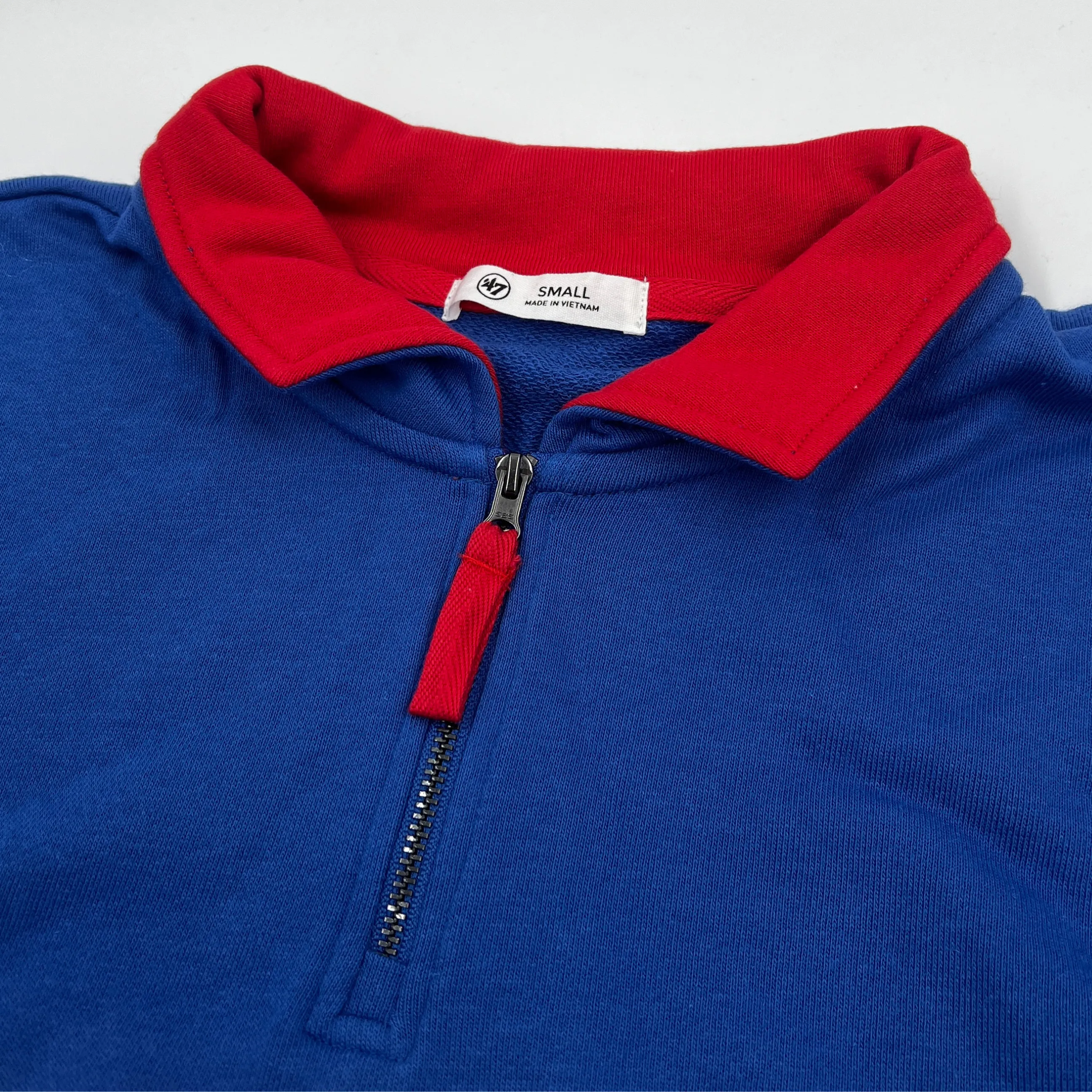 Women's '47 Brand Buffalo Bills Next Level Remi Cropped Quarter-Zip