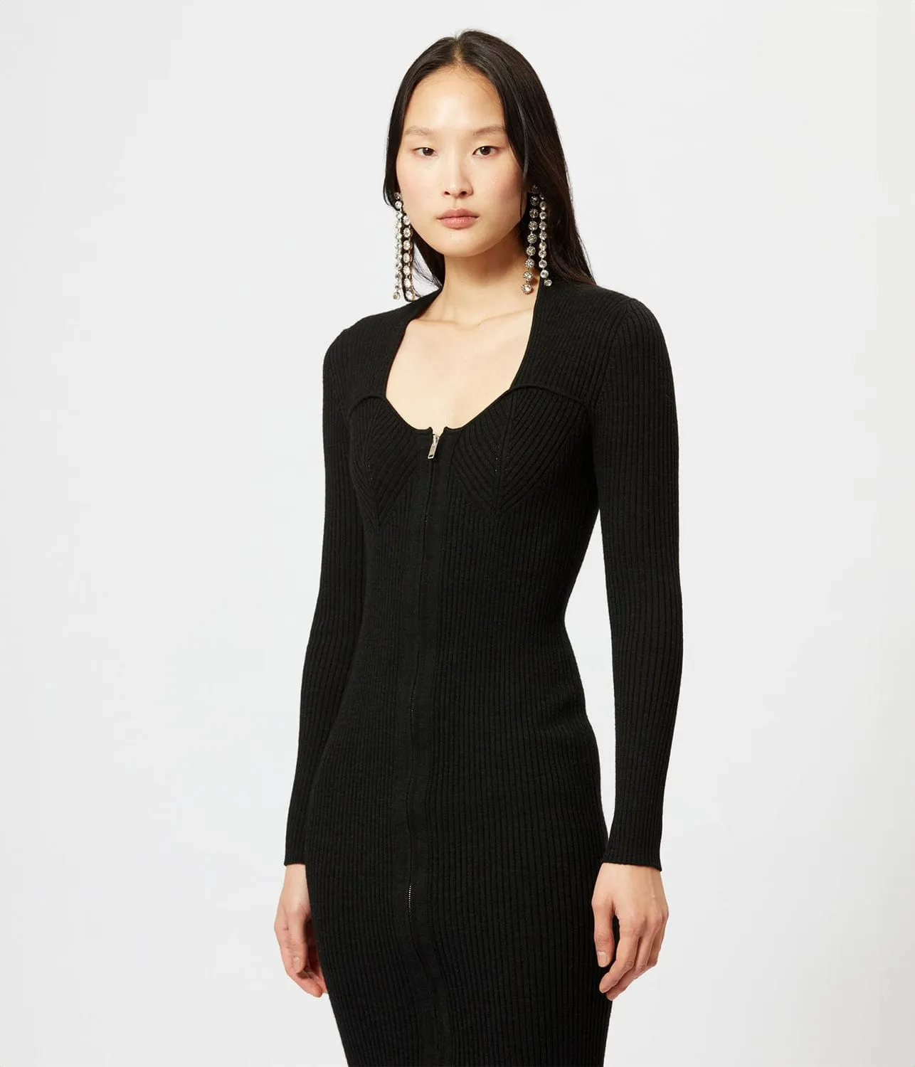 ZAEL DRESS- BLACK